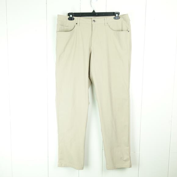 Lululemon Pants Mens SZ 38 ABC Classic Fit Trouser Warpstream Travel Casual - Picture 1 of 9